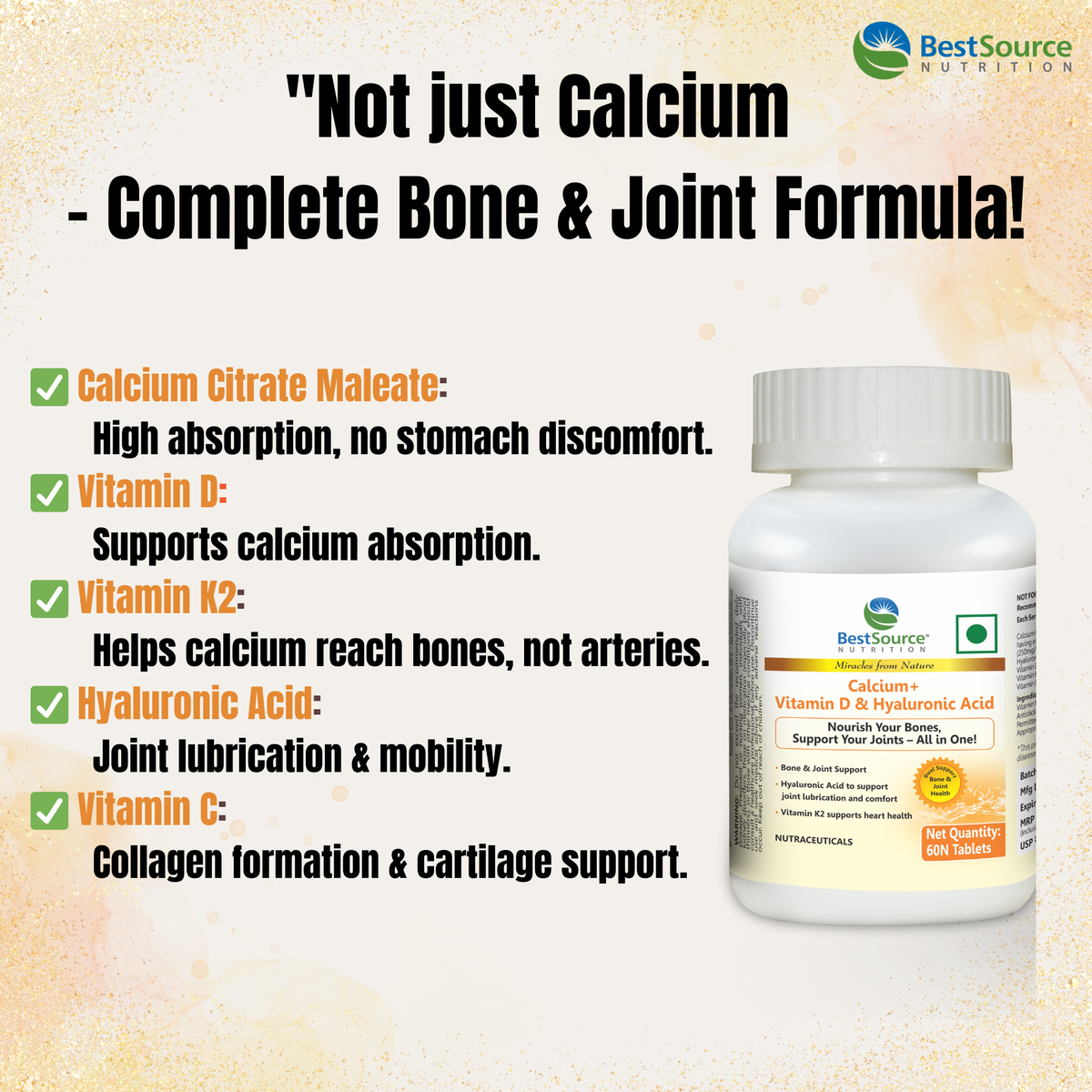 Bone & Joint Support benefits