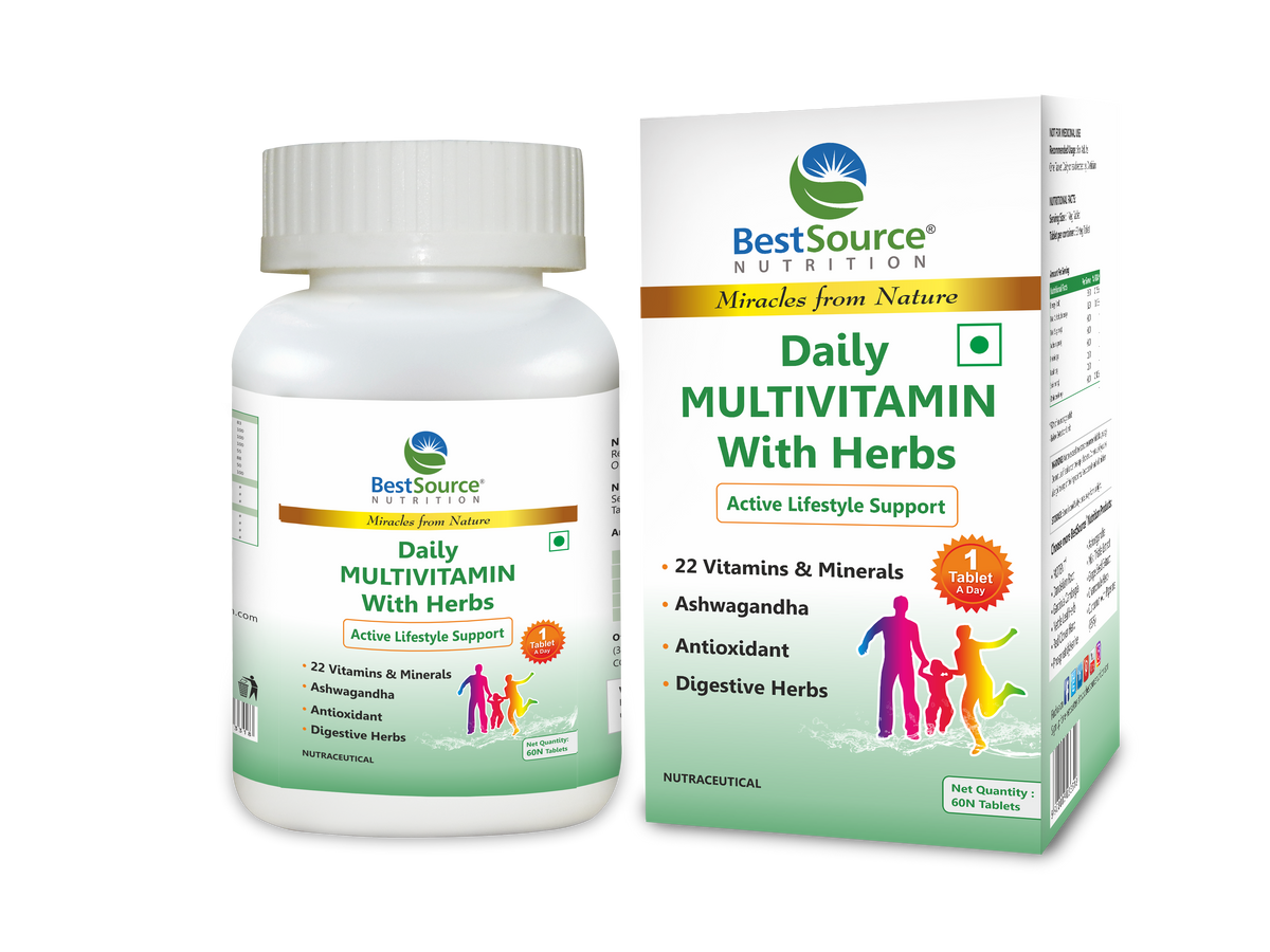 Daily MULTIVITAMIN With Herbs - BestSourceNutrition.com