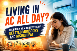 Living in AC All Day? The Hidden Health Effects of Delayed Monsoons and Rising Heat