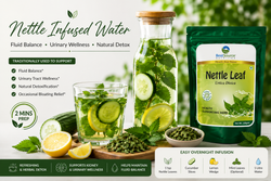 Nettle Infused Water Recipe for Fluid Balance & Urinary Wellness Support