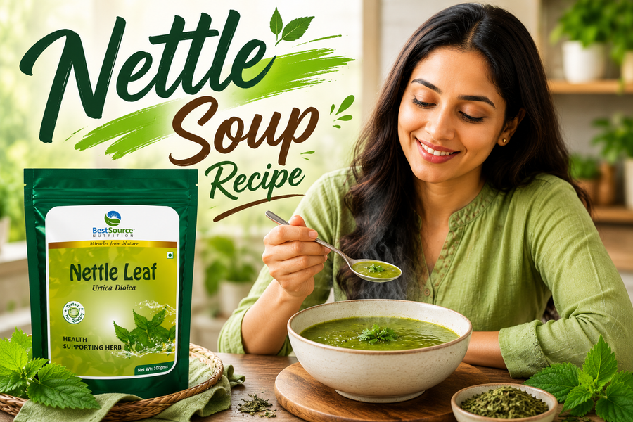 Nettle Soup Recipe for Monsoon Wellness | Anti-Inflammatory Herbal Soup with Dried Nettle Leaves