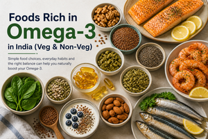 Foods Rich in Omega 3 in India (Veg & Non-Veg) | Simple Guide