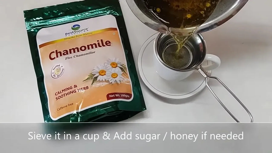 Chamomile Flower Infusion Recipe