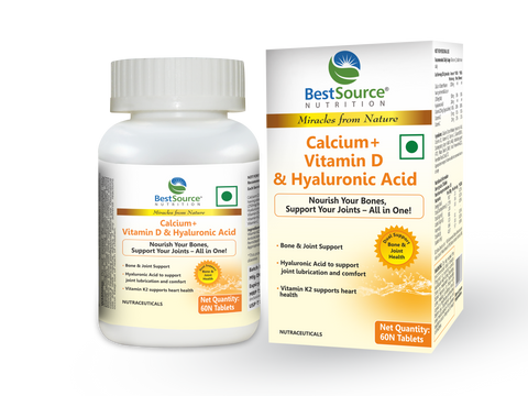 Calcium + Vitamin D,K2 for Bone Support
