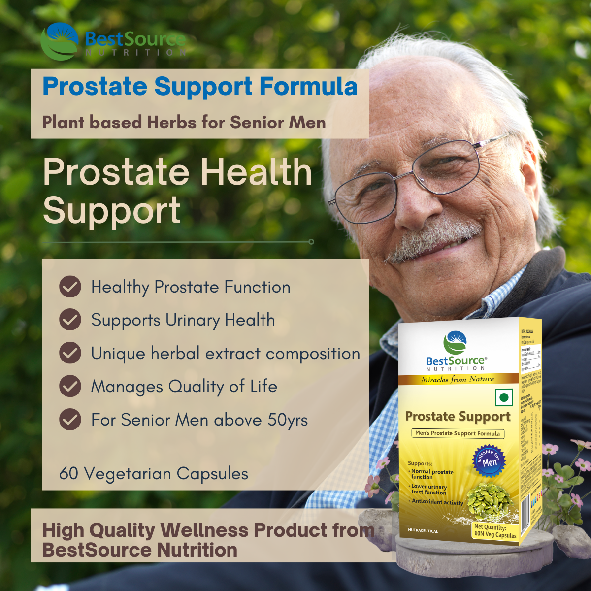 Prostate Support Formula (Pumpkin seed, beta sitosterol ...