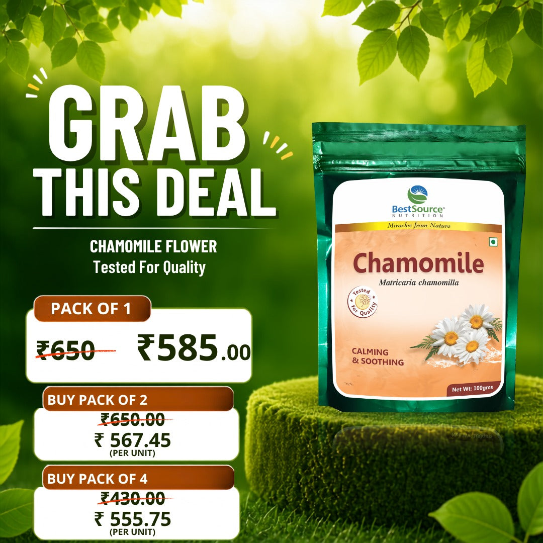 Chamomile offers bestsource nutrition