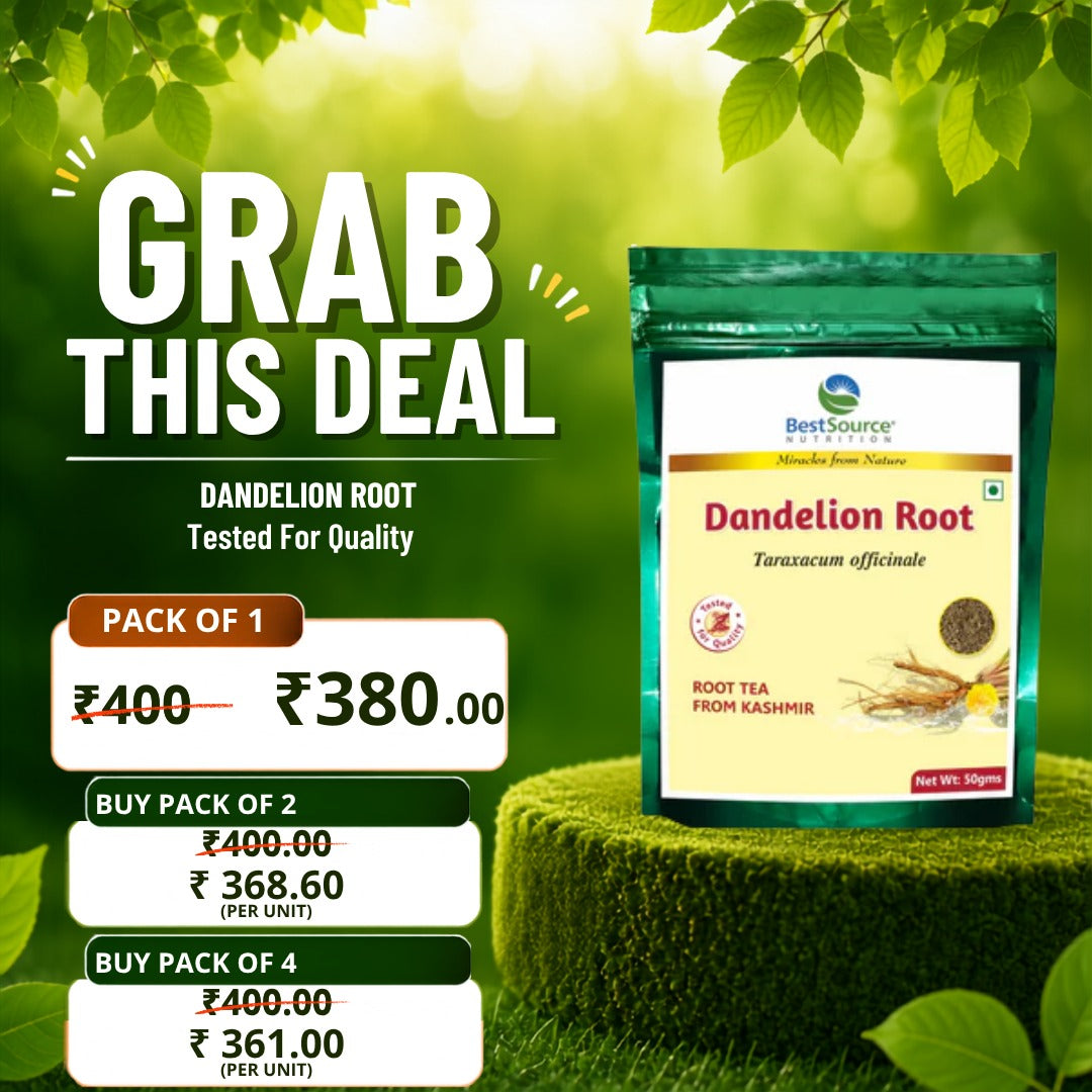 dandelion root tea offers