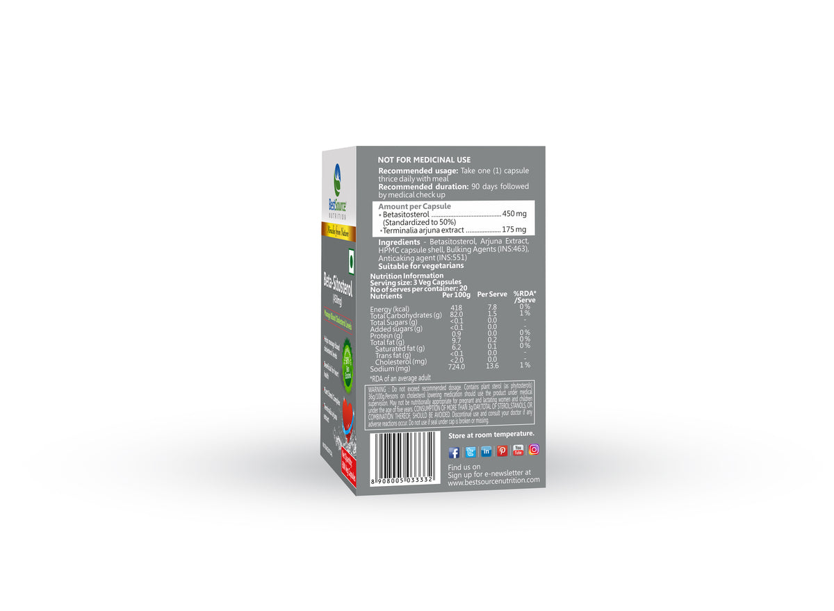 beta sito sterol specifications