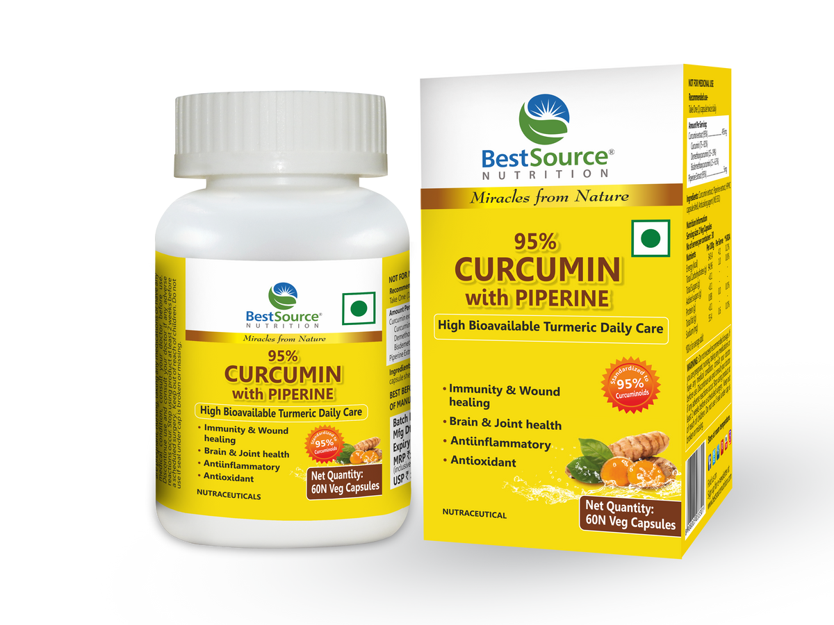 CURCUMIN with PIPERINE  - BestSourceNutrition.com