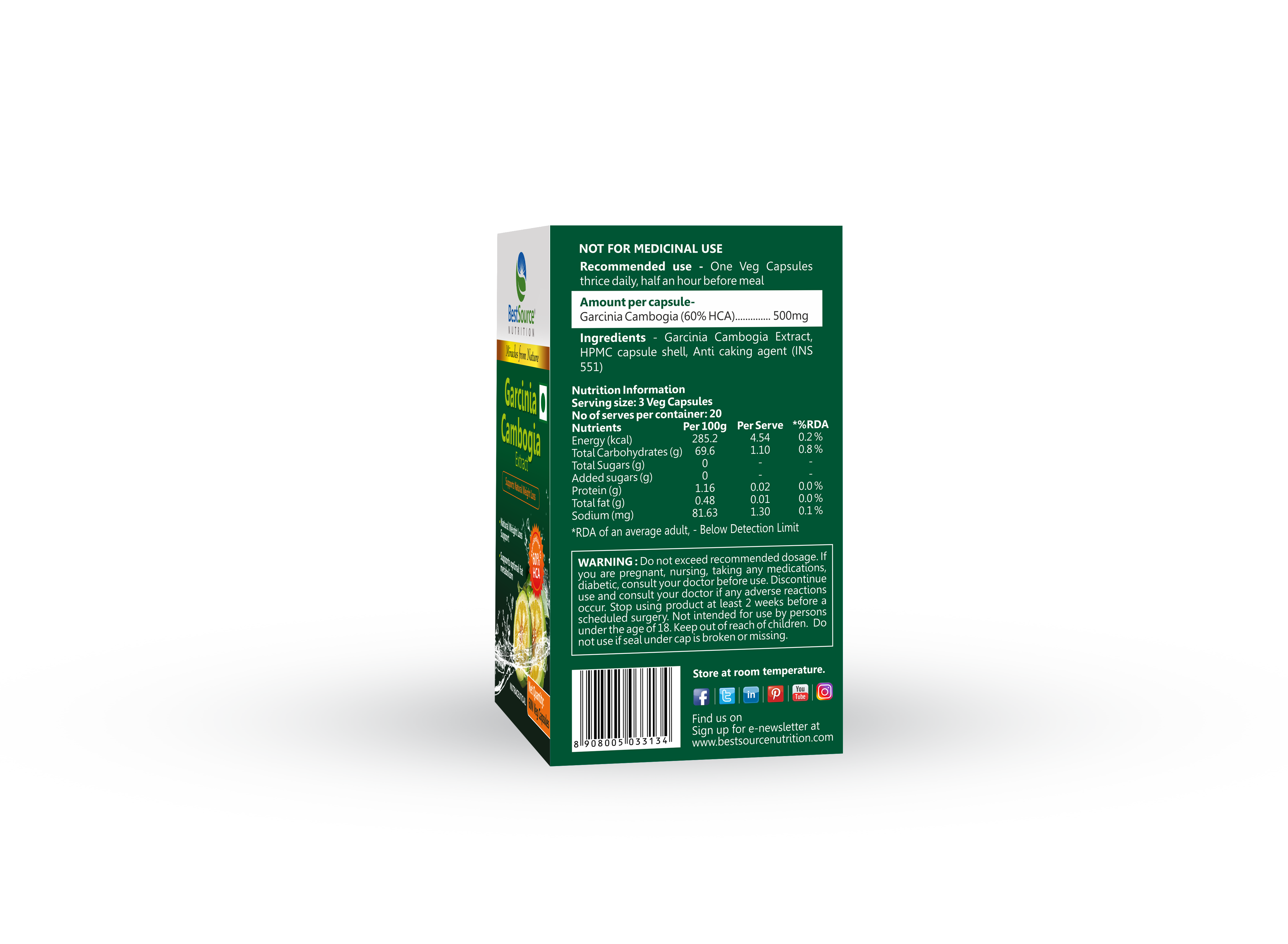 Garcinia Cambogia (HCA)