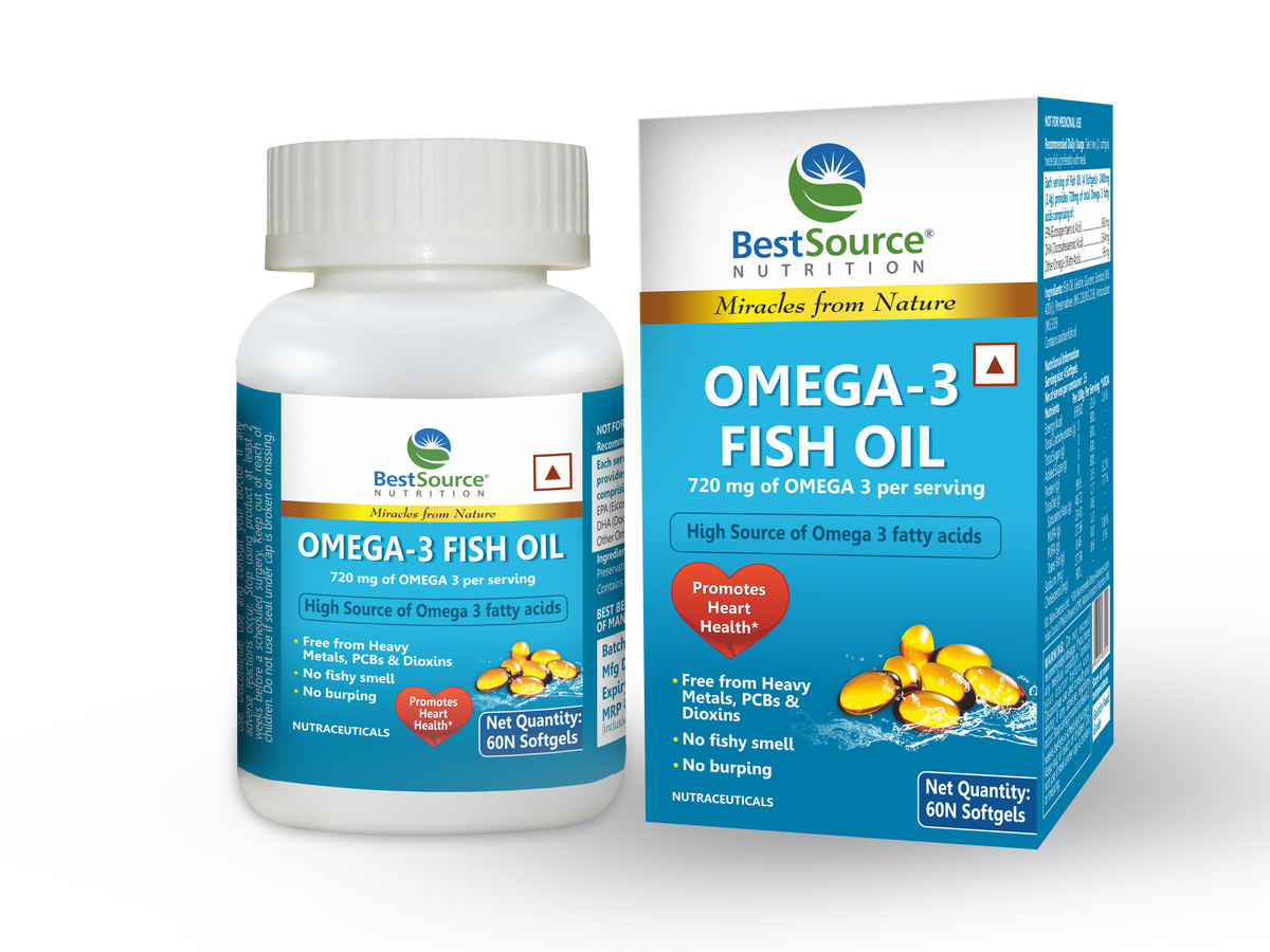 Omega 3 Fish Oil Capsules by BestSource Nutrition